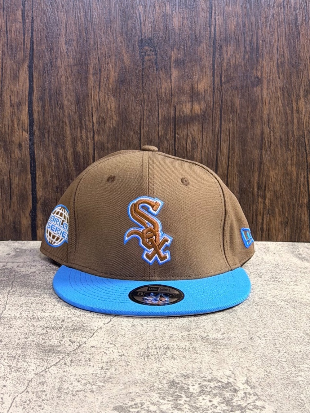 New Era Chicago White Sox 9FIFTY Brown Blue 2005 World Series Snapback OSFA